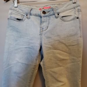 Ardene Light Denim Low Rise Skinny Jeans - Size 3